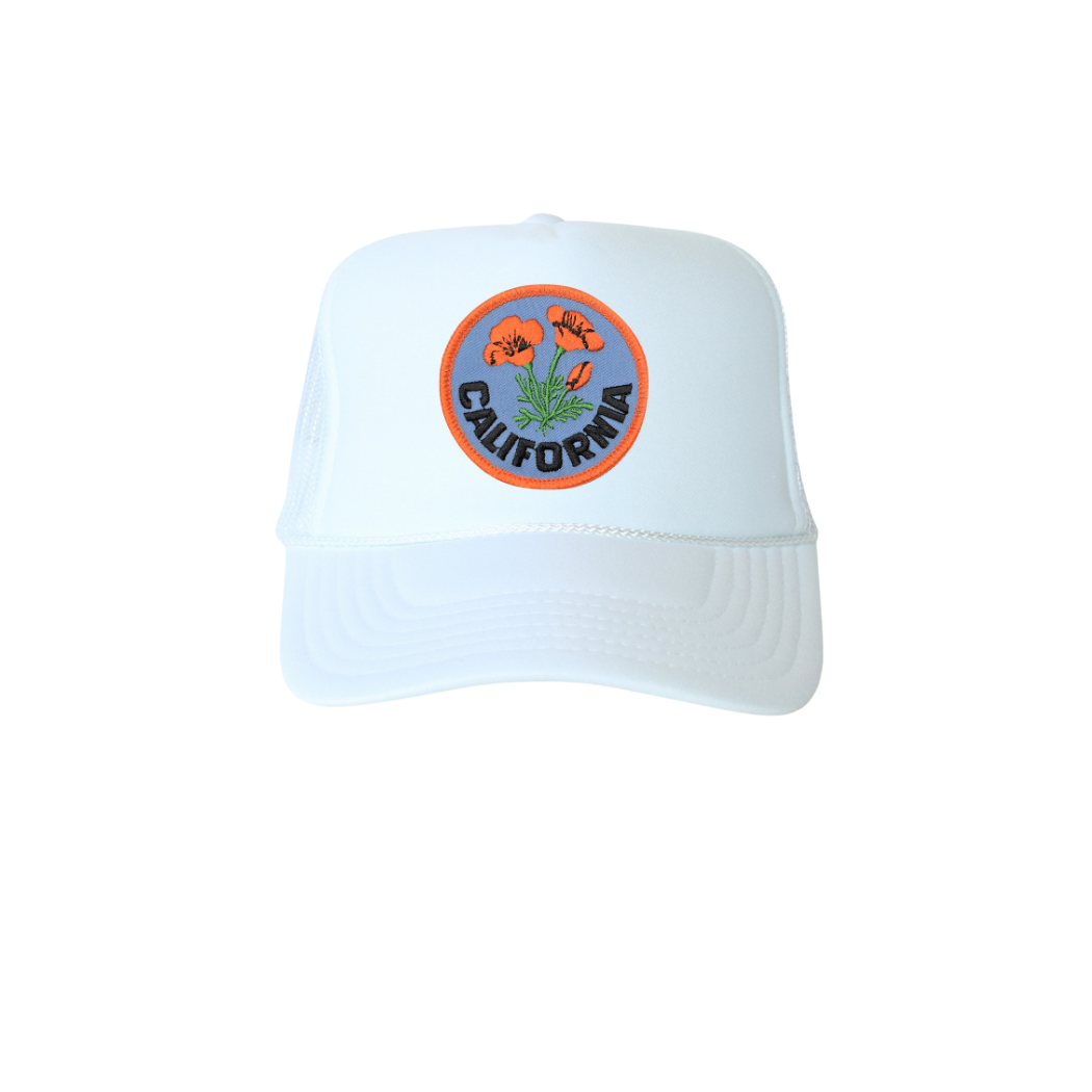 California Poppy Trucker Hat