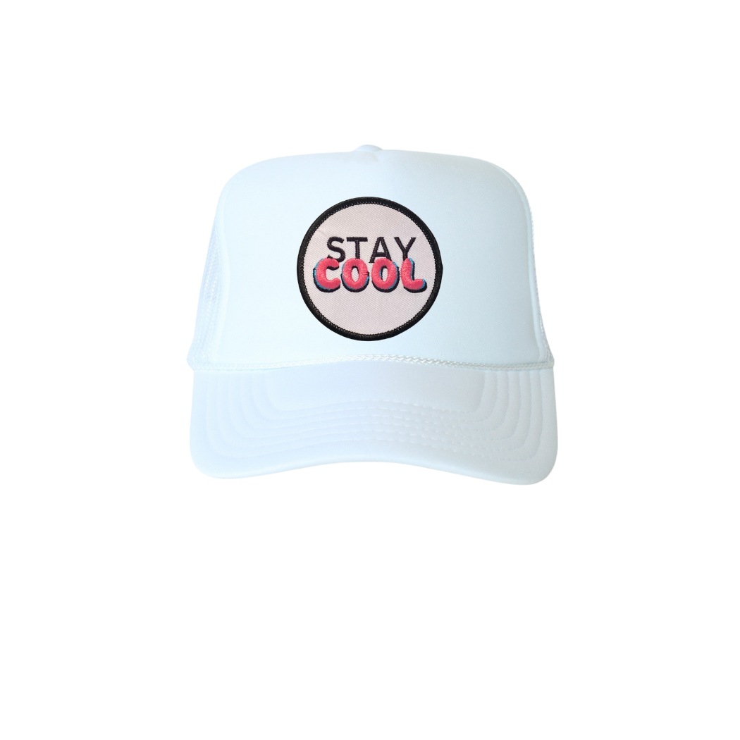 Stay COOL throwback 80's Trucker Hat m3 goods og