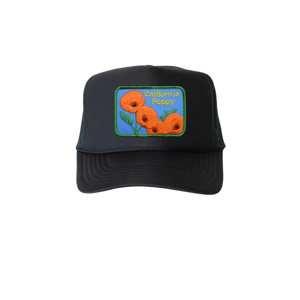 California Poppy Trucker Hat