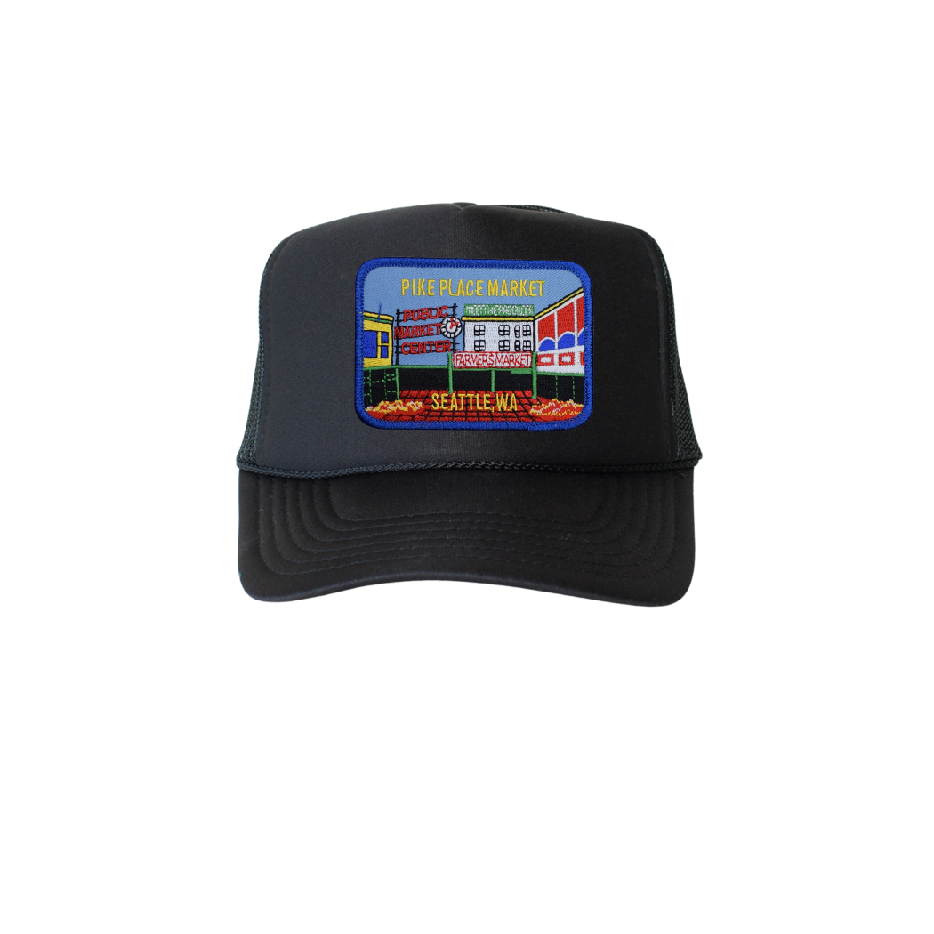 Pike Place Market Seattle Trucker Hat