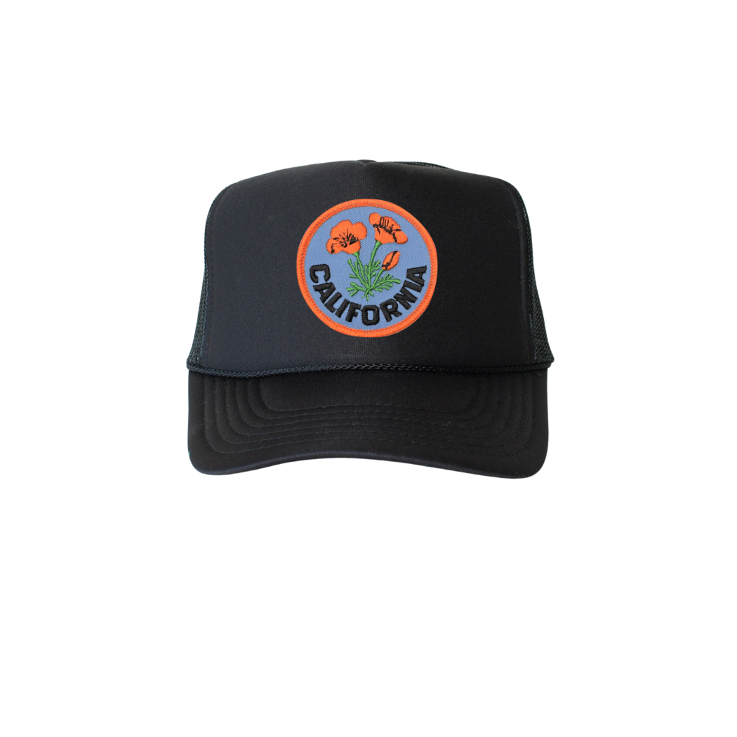 California Poppy Trucker Hat