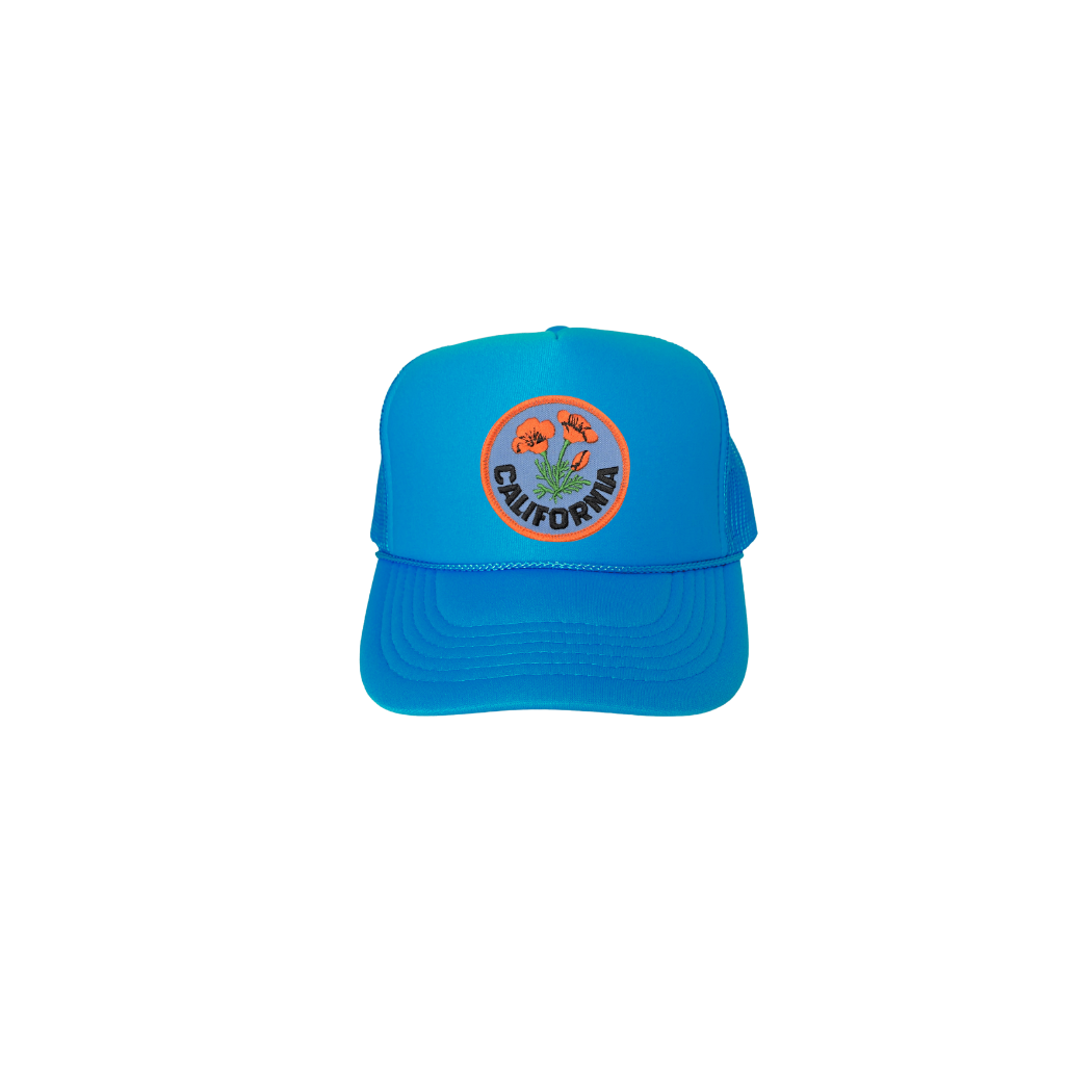 California Poppy Trucker Hat