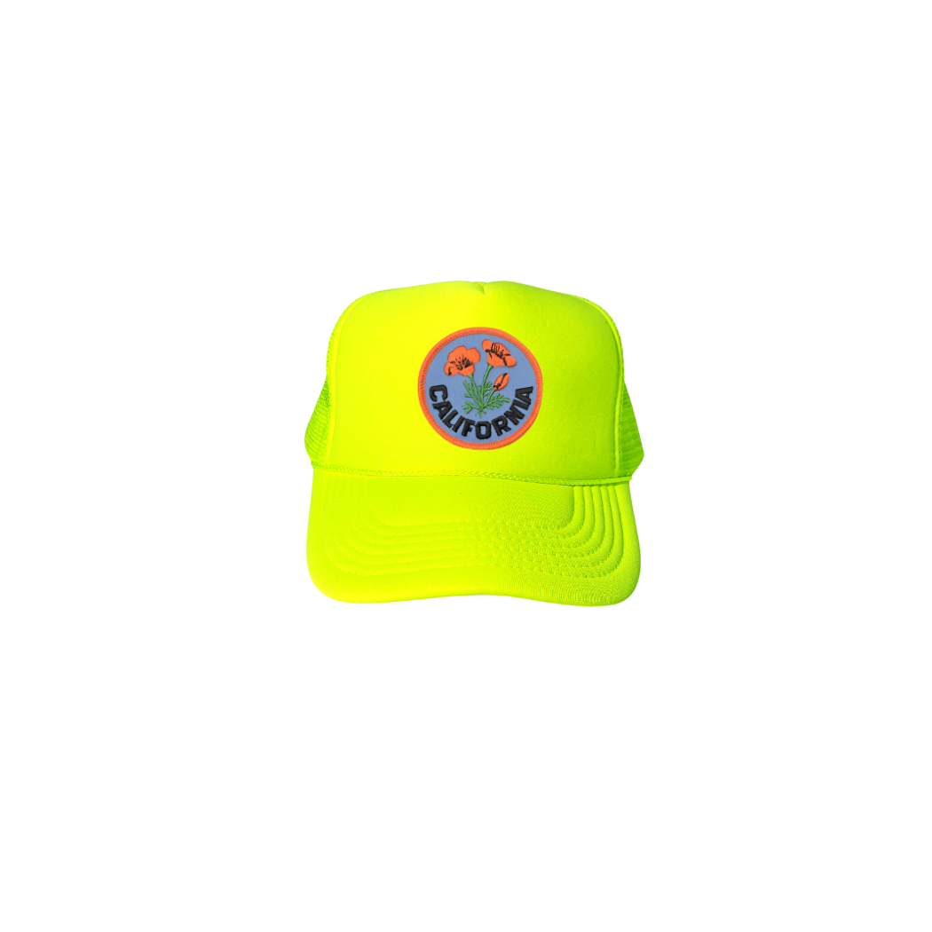 California Poppy Trucker Hat