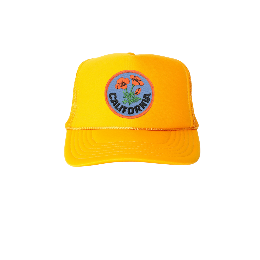 California Poppy Trucker Hat